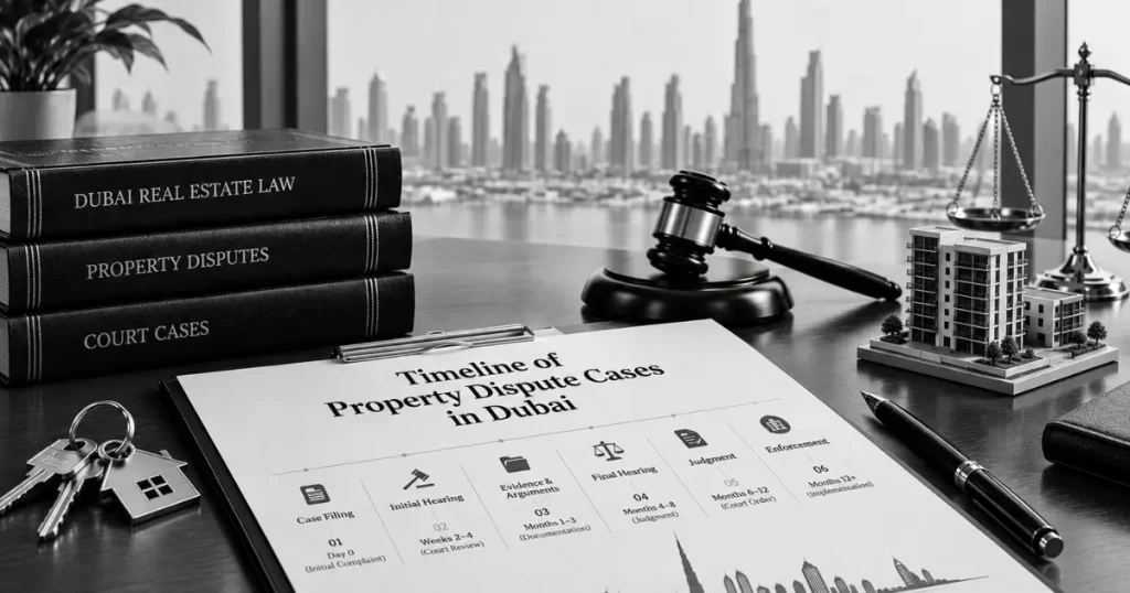 Timeline of Property Dispute Cases in Dubai: 15 Critical Stages & Proven Legal Tips
