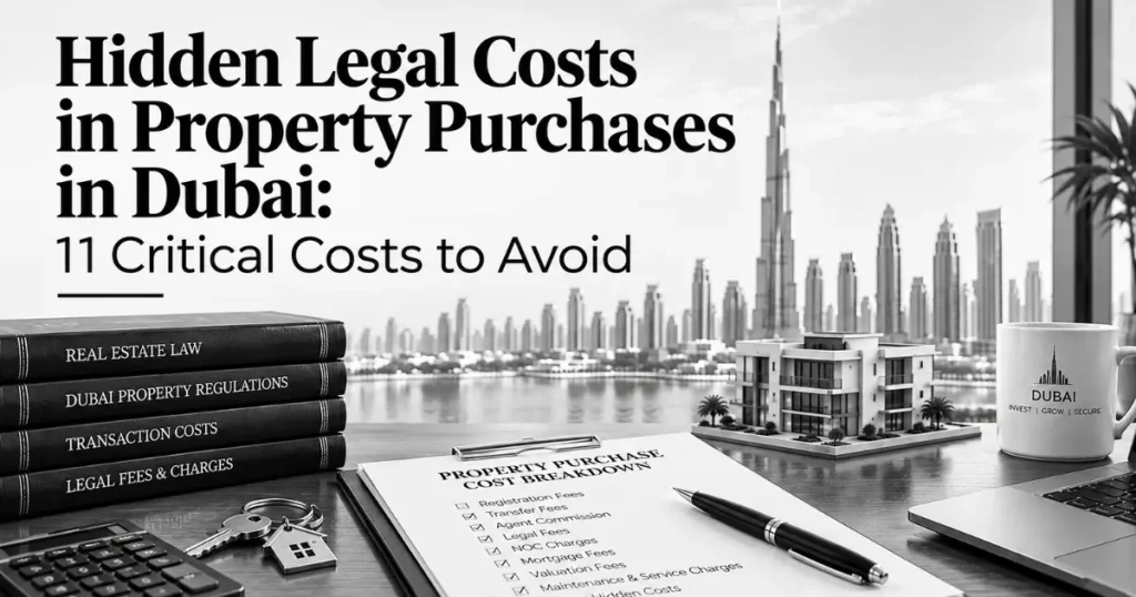 Hidden Legal Costs in Property Purchases: What Buyers Must Know in Dubai 2 Hidden Legal Costs in Property Purchases in Dubai: 11 Critical Costs to Avoid