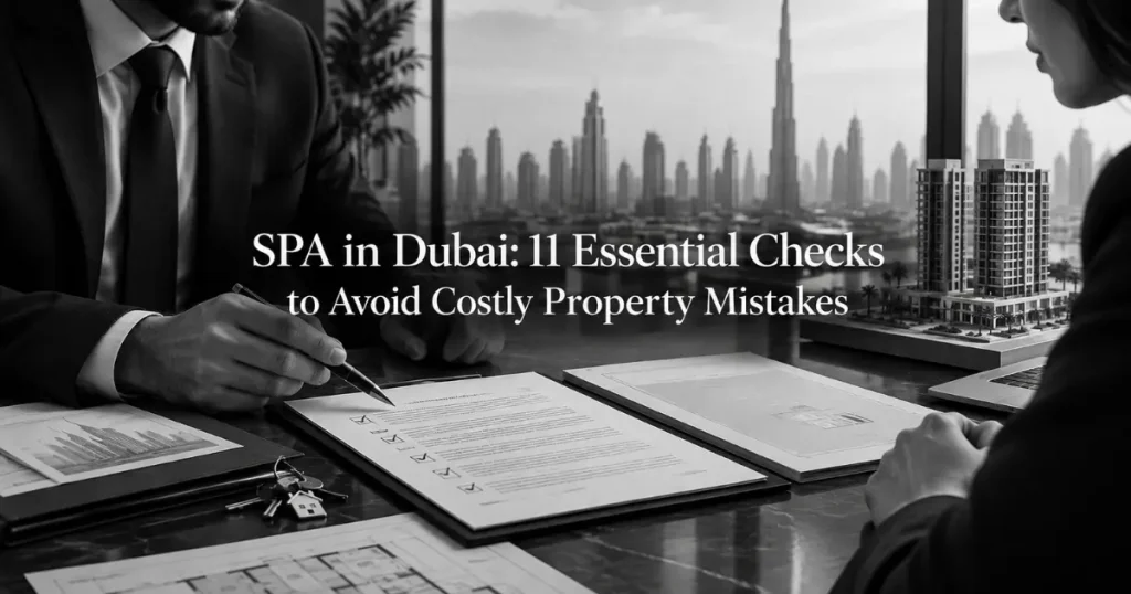 Understanding SPA (Sale & Purchase Agreement): A Practical Guide for Property Buyers 2 SPA in Dubai: 11 Essential Checks to Avoid Costly Property Mistakes