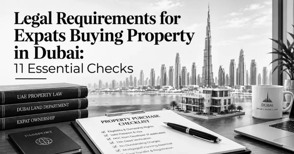 Legal Requirements for Expats Buying Property in Dubai: 11 Essential Checks